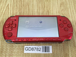 GD8782 With Defects - PSP-3000 RADIANT RED SONY PSP Console Japan