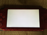 GD8782 With Defects - PSP-3000 RADIANT RED SONY PSP Console Japan