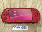 GD8783 With Defects - PSP-3000 RADIANT RED SONY PSP Console Japan