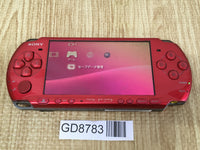 GD8783 With Defects - PSP-3000 RADIANT RED SONY PSP Console Japan