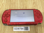 GD8784 With Defects - PSP-3000 RADIANT RED SONY PSP Console Japan
