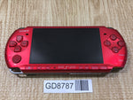 GD8787 Not Working - PSP-3000 RADIANT RED SONY PSP Console Japan