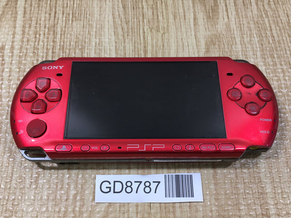 GD8787 Not Working - PSP-3000 RADIANT RED SONY PSP Console Japan