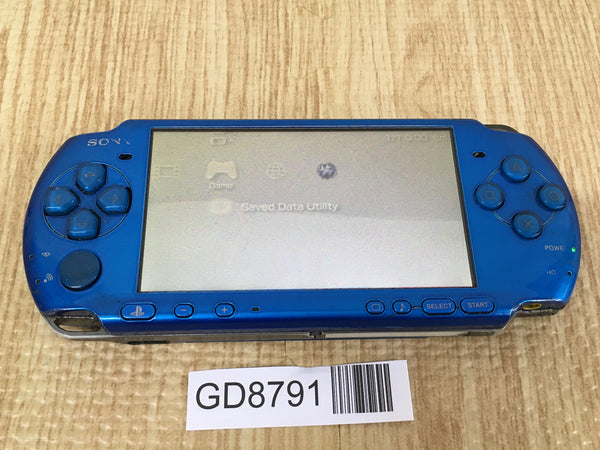 GD8791 With Defects - PSP-3000 VIBRANT BLUE SONY PSP Console Japan