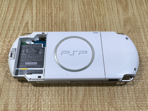 GD8846 Plz Read Item Condi PSP-3000 PEARL WHITE SONY PSP Console