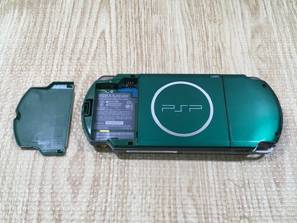 GD8869 Plz Read Item Condi PSP-3000 SPIRITED GREEN SONY PSP