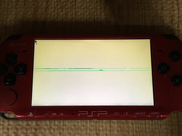 GD8876 Plz Read Item Condi PSP-3000 RED & BLACK SONY PSP Console