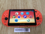 GD8883 Plz Read Item Condi PS Vita PCH-2000 NEON ORANGE SONY PSP Console Japan