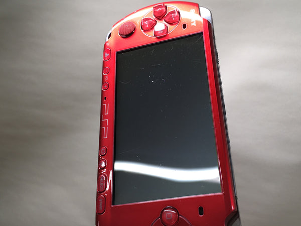 GD8888 Tested Working - PSP-3000 RADIANT RED BOXED SONY PSP
