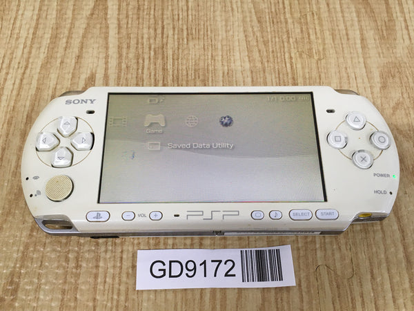 GD9172 With Defects - PSP-3000 PEARL WHITE SONY PSP Console Japan