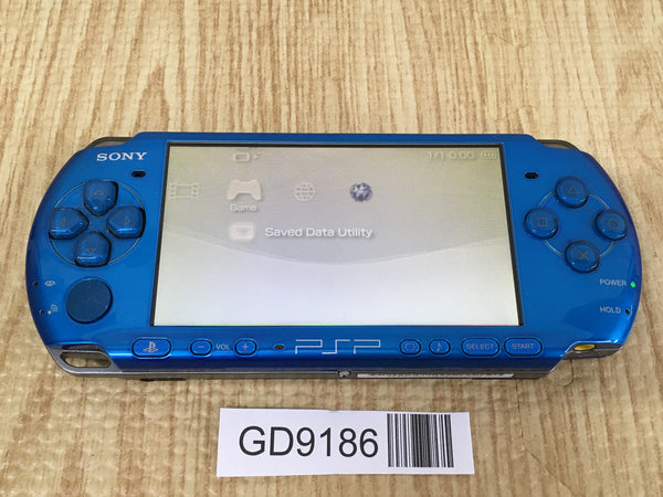 GD9186 With Defects - PSP-3000 VIBRANT BLUE SONY PSP Console Japan