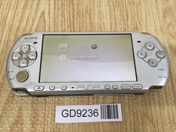 GD9236 With Defects - PSP-3000 MYSTIC Silver SONY PSP Console Japan
