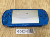 GD9240 With Defects - PSP-3000 VIBRANT BLUE SONY PSP Console Japan