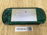 GD9242 With Defects - PSP-3000 SPIRITED GREEN SONY PSP Console Japan