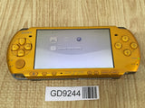 GD9244 With Defects - PSP-3000 BRIGHT YELLOW SONY PSP Console Japan