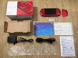 GD9259 Tested Working - PSP-3000 RADIANT RED BOXED SONY PSP Console Japan