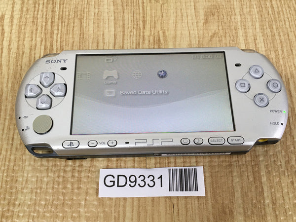 GD9331 With Defects - PSP-3000 MYSTIC Silver SONY PSP Console Japan