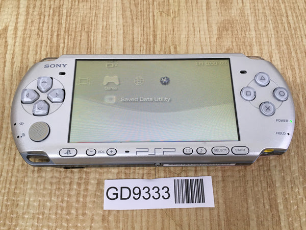 GD9333 With Defects - PSP-3000 MYSTIC Silver SONY PSP Console Japan