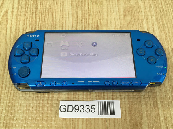 GD9335 With Defects - PSP-3000 VIBRANT BLUE SONY PSP Console Japan