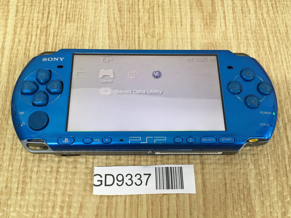 GD9337 With Defects - PSP-3000 VIBRANT BLUE SONY PSP Console Japan