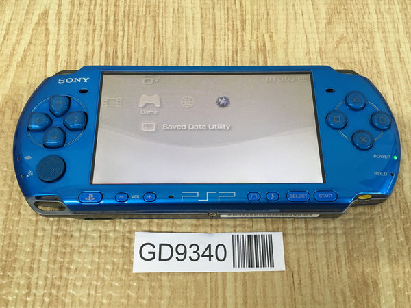 GD9340 With Defects - PSP-3000 VIBRANT BLUE SONY PSP Console Japan