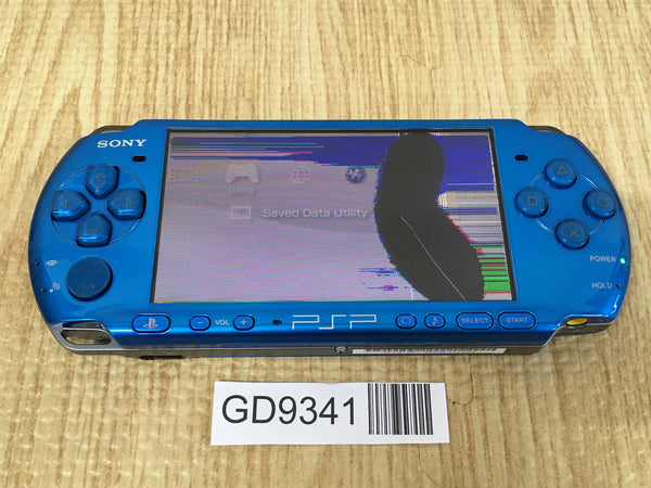 GD9341 With Defects - PSP-3000 VIBRANT BLUE SONY PSP Console Japan
