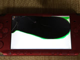 GD9349 With Defects - PSP-3000 RADIANT RED SONY PSP Console Japan