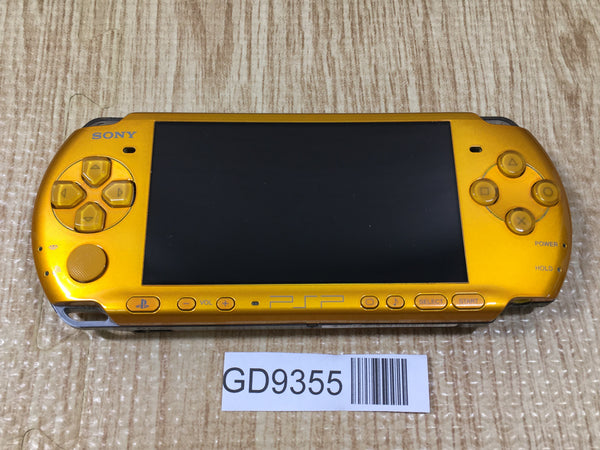 GD9355 Not Working - PSP-3000 BRIGHT YELLOW SONY PSP Console Japan