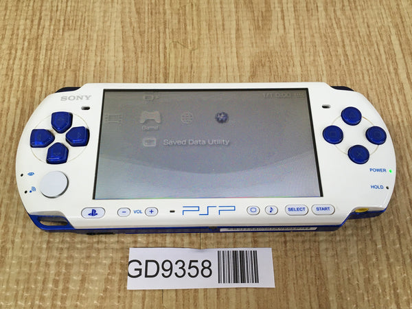 GD9358 With Defects - PSP-3000 WHITE & BLUE SONY PSP Console Japan