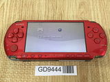 GD9444 With Defects - PSP-3000 RADIANT RED Console SONY Japan