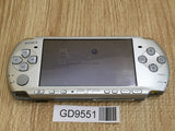 GD9551 With Defects - PSP-3000 MYSTIC Silver Console Japan