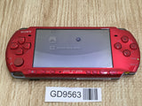 GD9563 With Defects - PSP-3000 RADIANT RED Console Japan