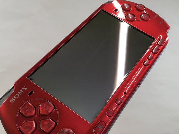GD9564 With Defects - PSP-3000 RADIANT RED Console Japan – J4U.co.jp