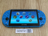 GD9741 With Defects - PS Vita PCH-2000 AQUA BLUE Console SONY Japan