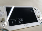 GE1076 Tested Working - PS Vita PCH-2000 LIGHT BLUE & WIHTE Console SONY Japan