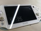 GE1076 Tested Working - PS Vita PCH-2000 LIGHT BLUE & WIHTE Console SONY Japan