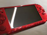 GE1080 With Defects - PSP-3000 RADIANT RED Console SONY Japan