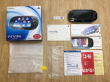 GE1081 Tested Working - PS Vita PCH-1000 CRYSTAL BLACK Console SONY Japan
