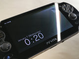 GE1081 Tested Working - PS Vita PCH-1000 CRYSTAL BLACK Console SONY Japan