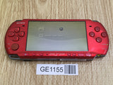 GE1155 With Defects - PSP-3000 RADIANT RED Console SONY Japan