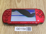 GE1158 With Defects - PSP-3000 RADIANT RED Console SONY Japan