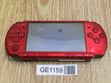 GE1159 With Defects - PSP-3000 RADIANT RED Console SONY Japan