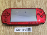GE1160 With Defects - PSP-3000 RADIANT RED Console SONY Japan