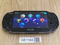 GE1184 With Defects - PS Vita PCH-1000 CRYSTAL BLACK Console SONY