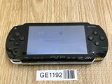 GE1192 With Defects - PSP-1000 BLACK Console Japan