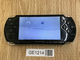 GE1214 With Defects - PSP-2000 PIANO BLACK Console Japan