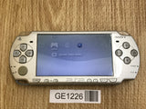 GE1226 With Defects - PSP-2000 ICE Silver Console Japan