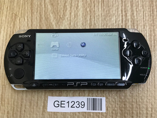 GE1239 With Defects - PSP-3000 PIANO BLACK Console – J4U.co.jp
