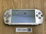 GE1248 With Defects - PSP-3000 MYSTIC Silver Console Japan