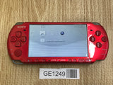 GE1249 With Defects - PSP-3000 RADIANT RED Console Japan